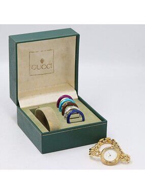 Gucci Change Bezel Watch Gold